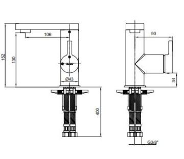 Eca Mina Lavabo Bataryası 102108938H
