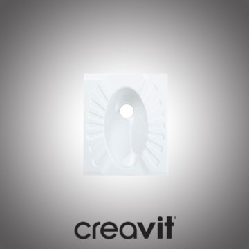 Creavit Omega Çevre Yıkamalı 50x60 cm Tuvalet Taşı