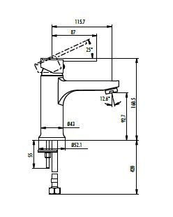 Creavit Vega Lavabo Bataryası
