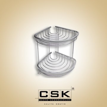 20x20 Deniz İkili Süngerlik Krom