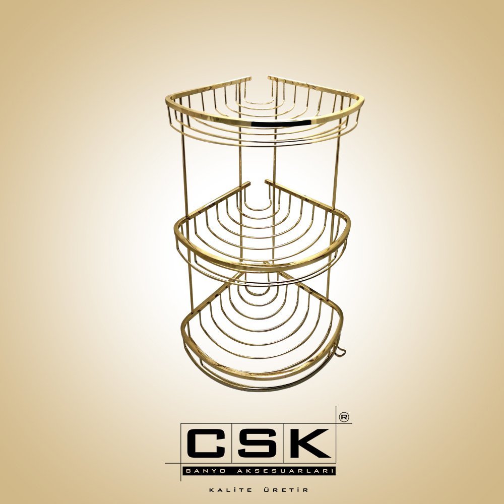 20x20 Deniz Üçlü Süngerlik Altın