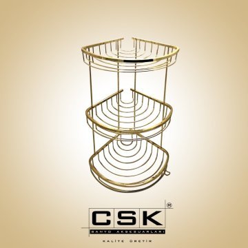 20x20 Deniz Üçlü Süngerlik Altın