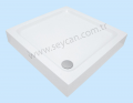SANACRYL 80X80 DUŞ TEKNESİ Kare Monoblok A-302