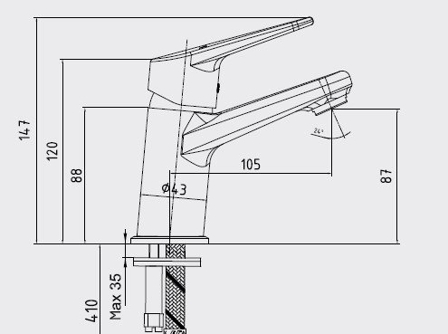 Eca Spylos Lavabo Bataryası