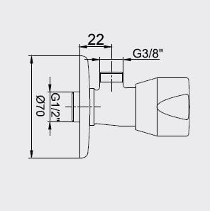 Eca Pınar Volanlı Ara Musluk
