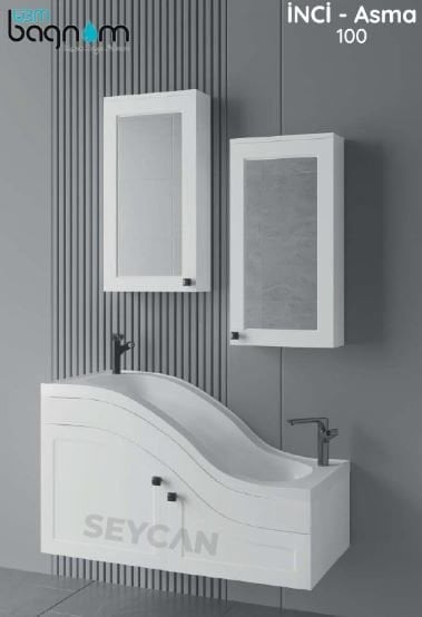 Ubm İnci 100 cm Asma Abdest Banyo Dolabı