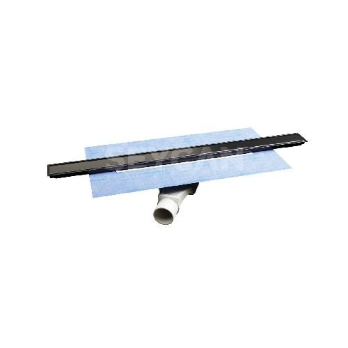 Evimetal Zetline Mat Siyah 60 cm Duş Kanalı