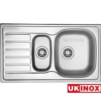 Ukinox Hypnos 100 Sol Çelik Evye