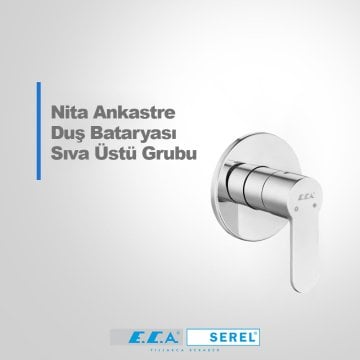 Eca Nita Ankastre Duş Bataryası Sıva Üstü Grubu 102167108-Y