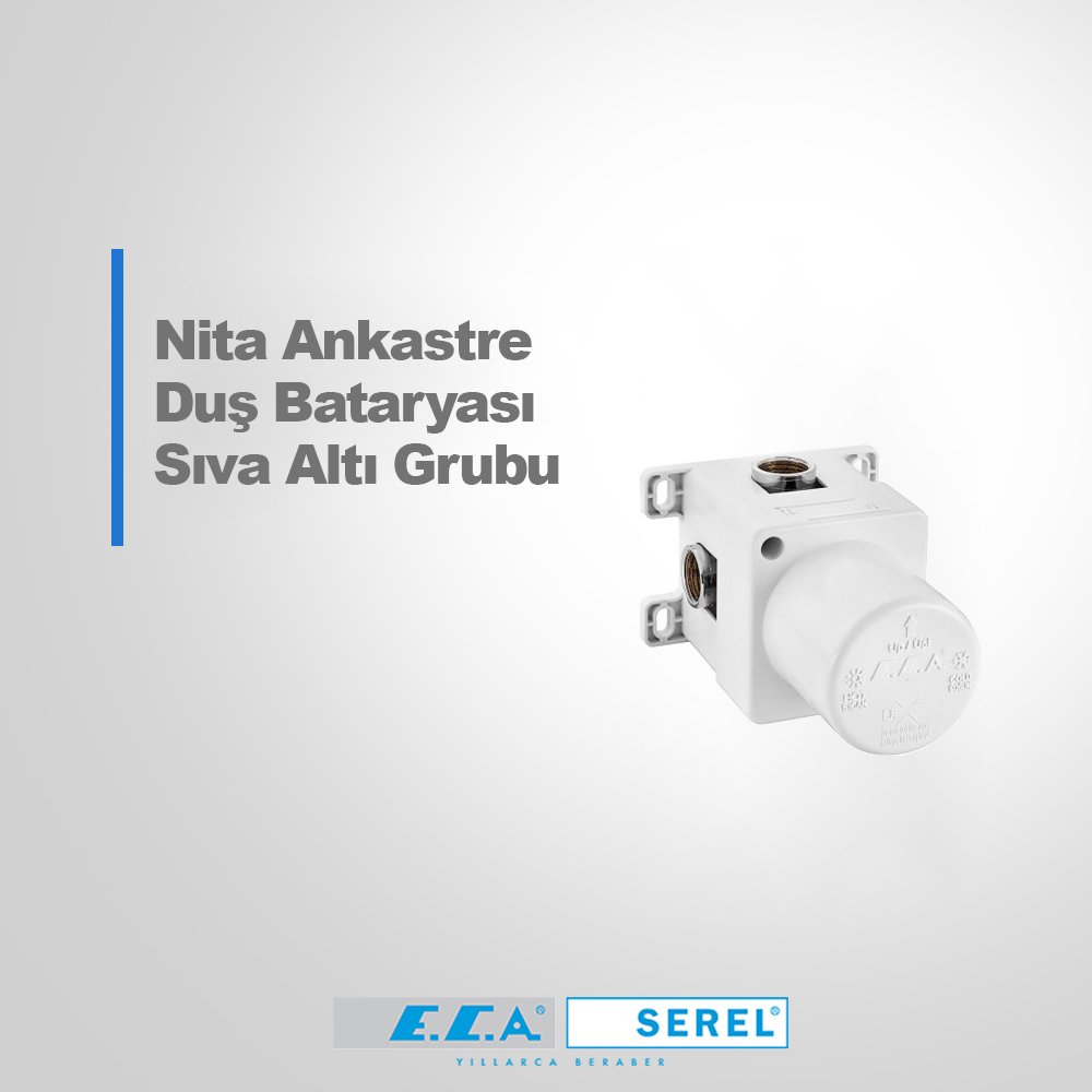 Eca Nita Ankastre Duş Bataryası Sıva Altı Grubu 102126762