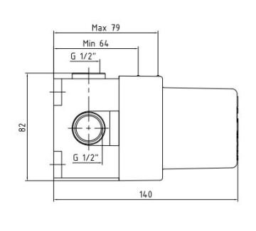 Eca Nita Ankastre Duş Bataryası Sıva Altı Grubu 102126762