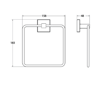 Aksu Halka Havluluk Krom