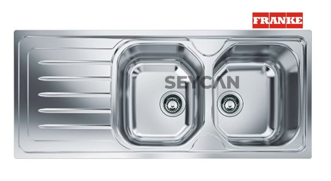 Franke Ondaline İki Gözlü Evye OLX 621 Sol inox