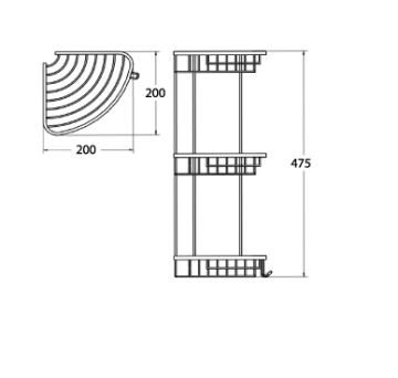20*20 Deniz Üçlü Süngerlik Antik