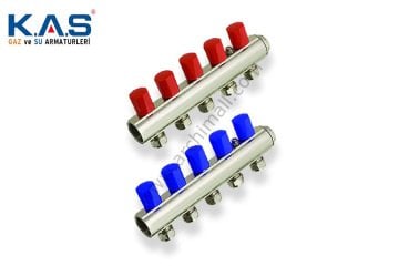 Kas Vanalı Kollektör 5'li 1'' İç Dişli (PN10)