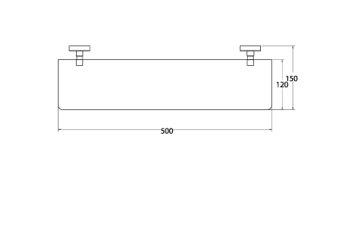 Yedek Etajer Camı Büyük (50*12)