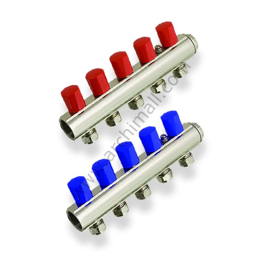 Kas Kendinden Vanalı Kollektör 13'lü 1'' İç Dişli (PN10)