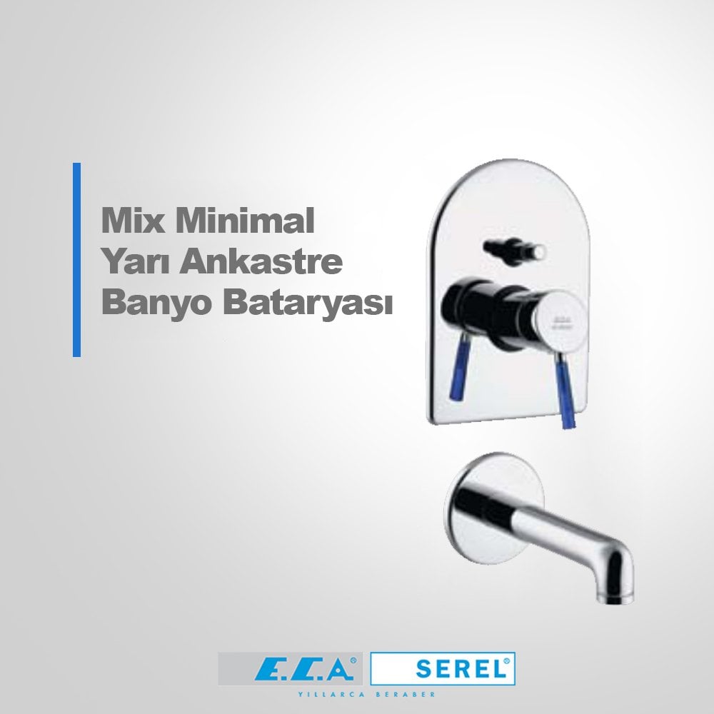 ECA Mix Minimal Yarı Ankastre Banyo Bataryası 2102102320