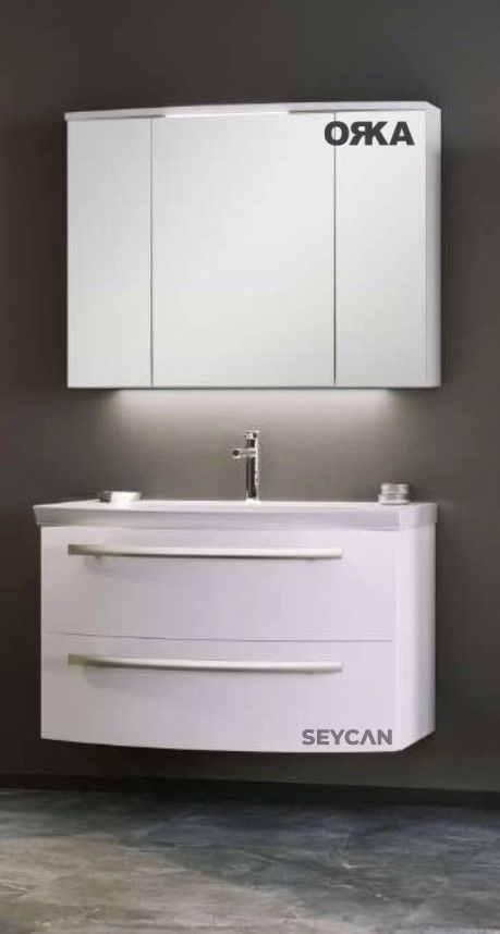 Orka Urla 90 cm Asma Banyo Dolabı