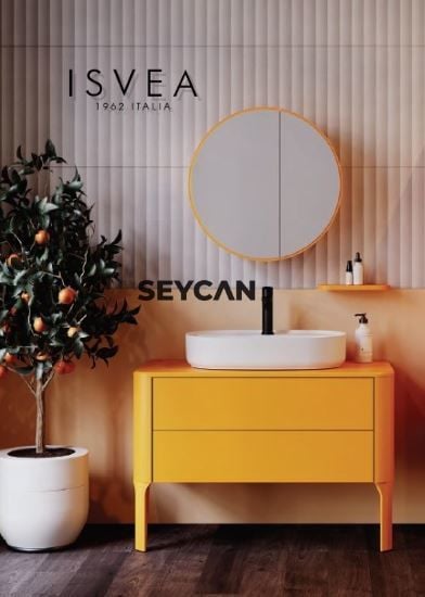 İsvea Sogno 100 cm Banyo Dolabı Amber