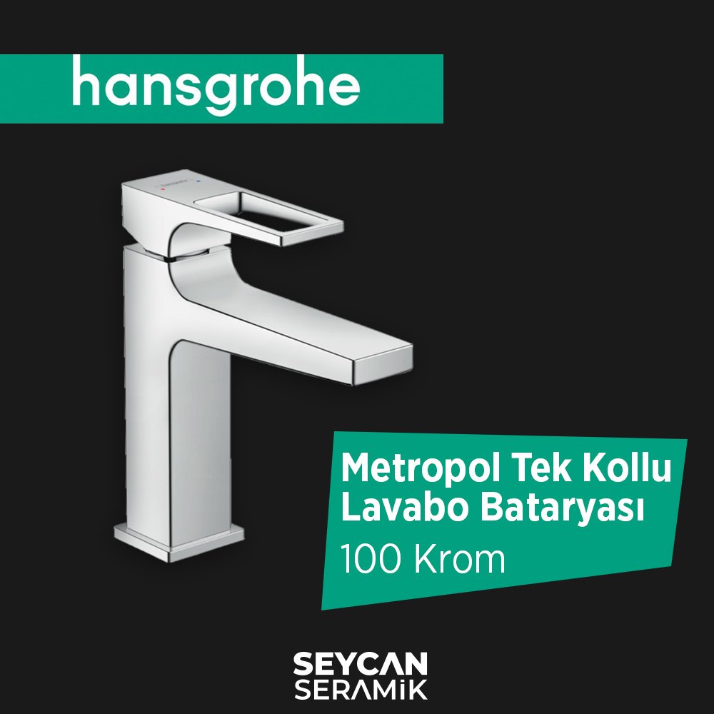 Hansgrohe Metropol 100 Lavabo Bataryası 32500000
