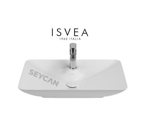 İsvea SistemaY Tezgah Üstü Lavabo 65 cm Beyaz