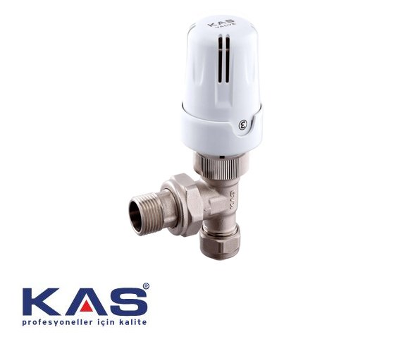 Corner Thermostatic Radiator Valve 1/2''