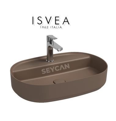 İsvea Infinity Tezgah Üstü Lavabo 60 cm Vizon