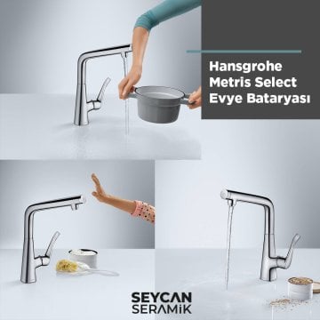 Hansgrohe Metris Select Evye Bataryası 14883000