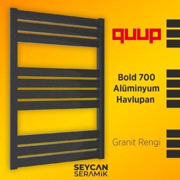 Bold 700 Alüminyum Havlupan 3D Granit Rengi 700x480 mm