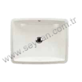 GÜRAL TEZGAH ALTI LAVABO 44X54 TP04TAL00