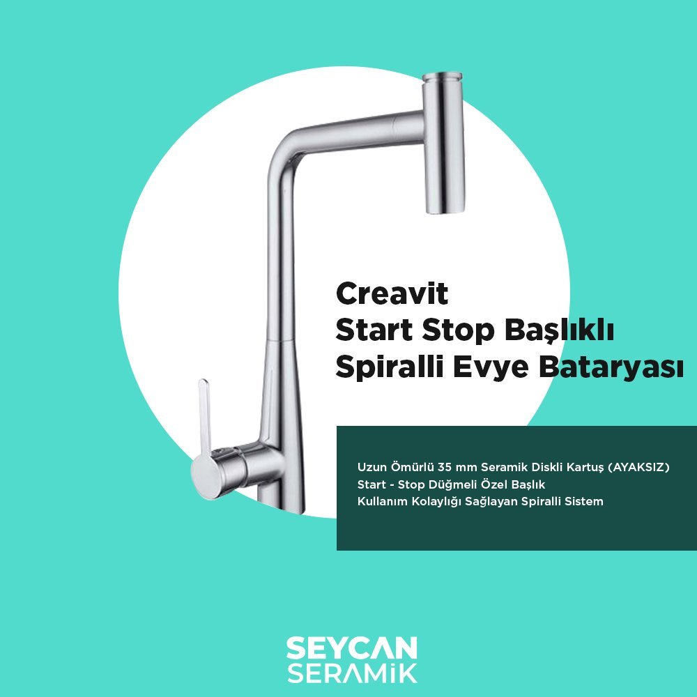START STOP BAŞLIKLI SPRALLİ EVYE BATARYASI