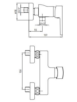 Eca Delta Duş Bataryası 102102367