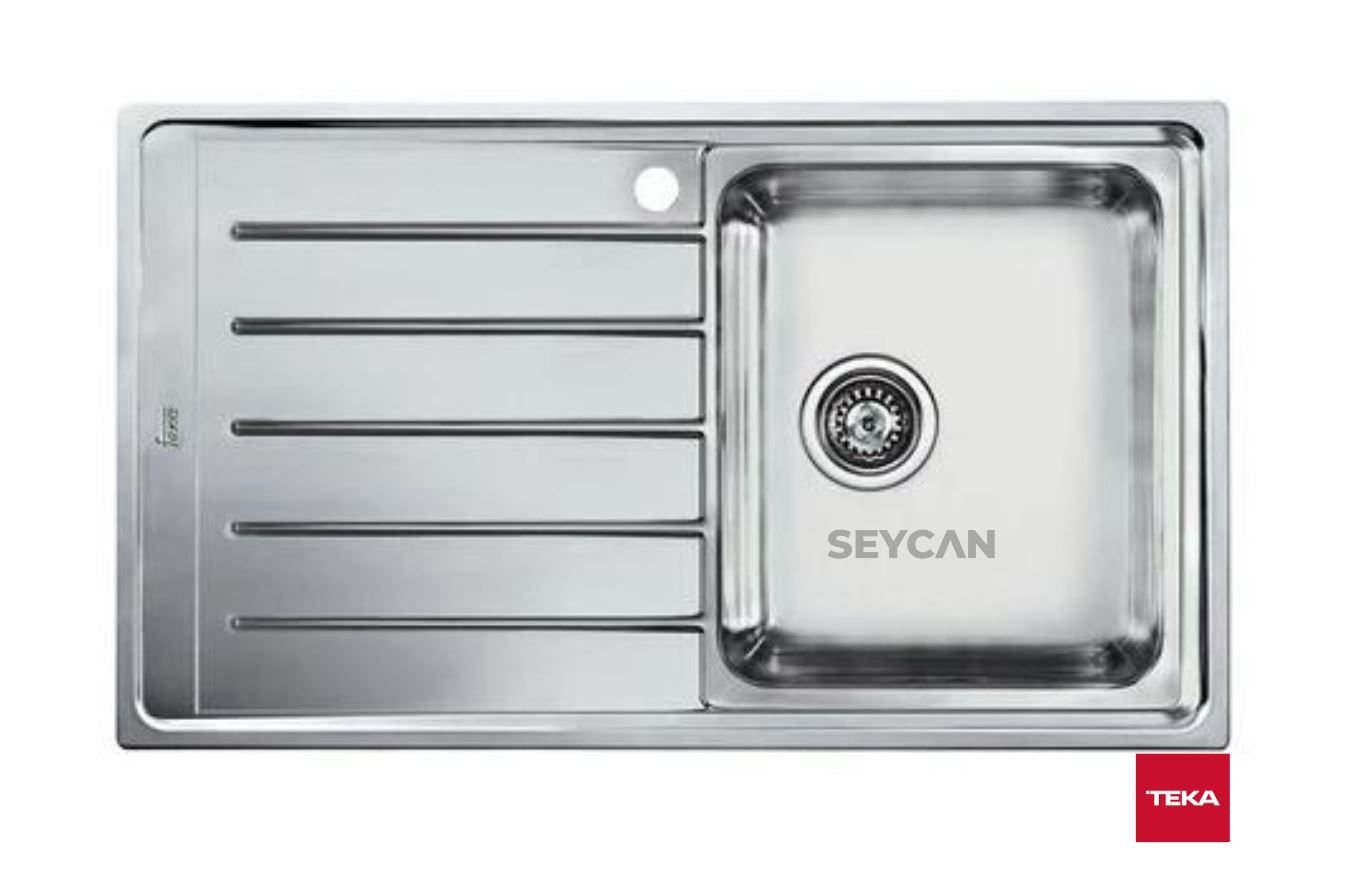 Teka Vitae 45 B 1B 1D Sol Damlalıklı Mikro Keten Dokulu Çelik Evye