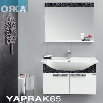 Orka Leaf Bathroom Cabinet 65 cm