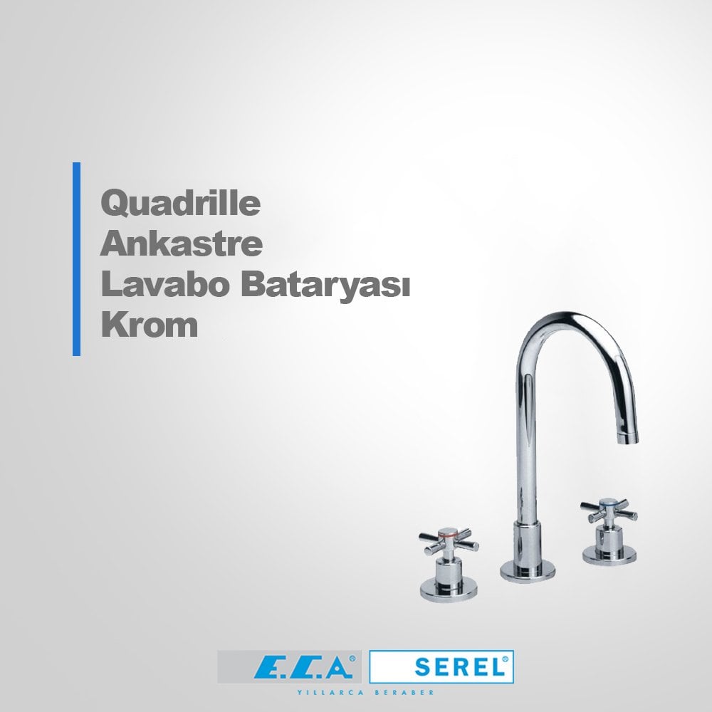 Eca Quadrille Ankastre Lavabo Bataryası 102105152