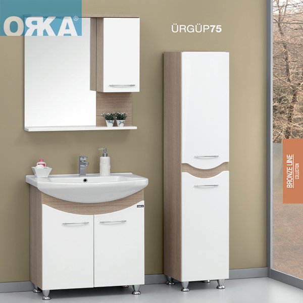 Orka Ürgüp Banyo Dolabı 75cm