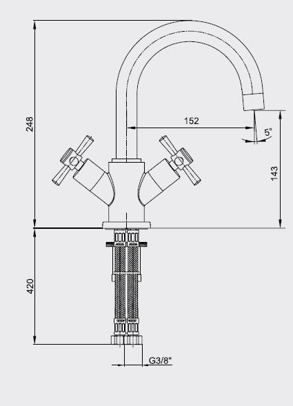Eca Quadrille Lavabo Bataryası 102108396