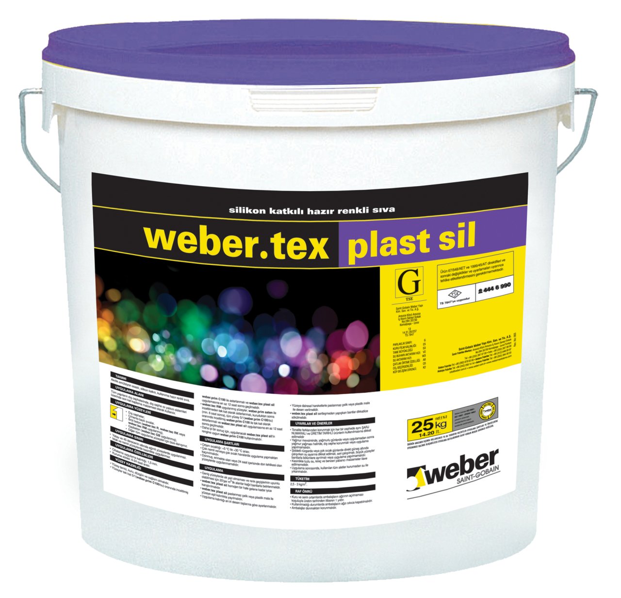 WEBER  TEX PLAST SİL 25 KG