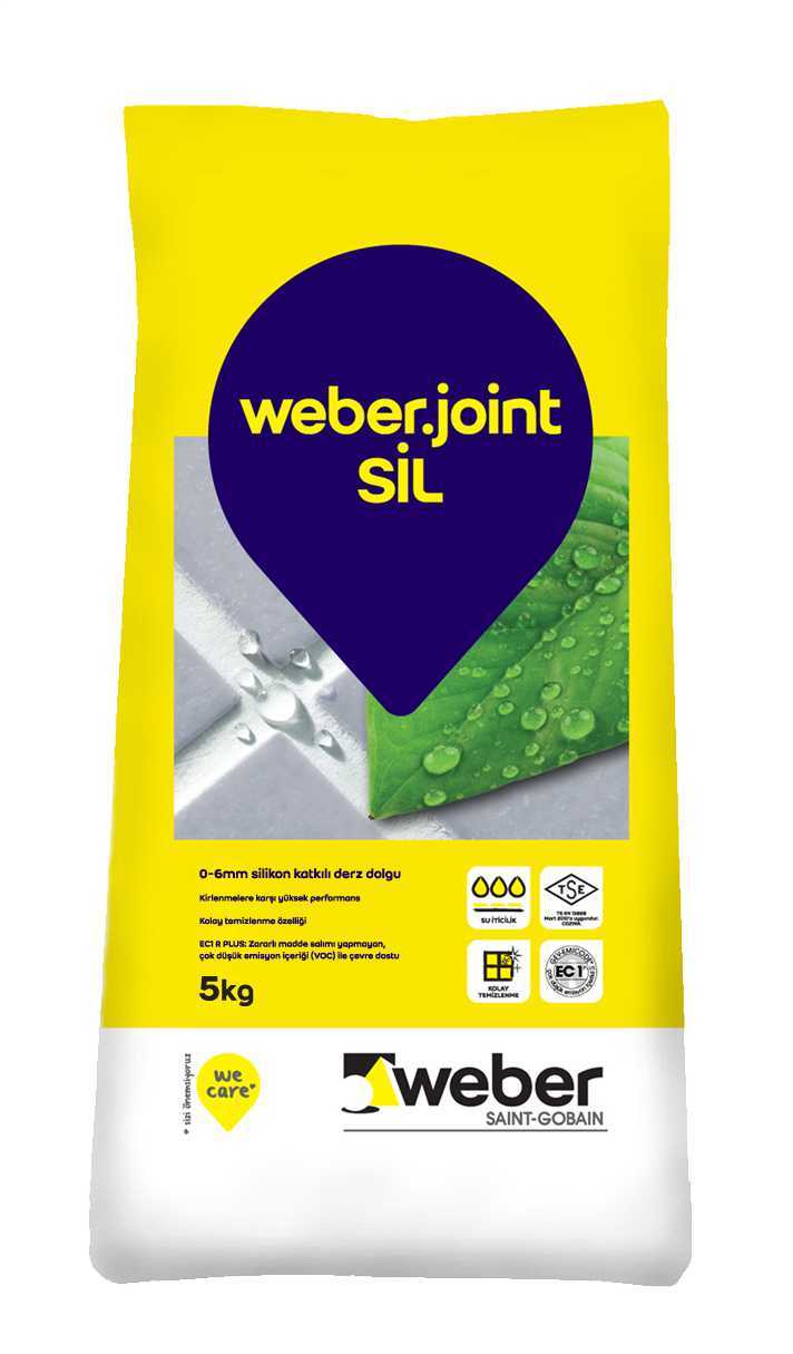 Weber Joint Sil Silikonlu Fuga Fildişi 5 KG