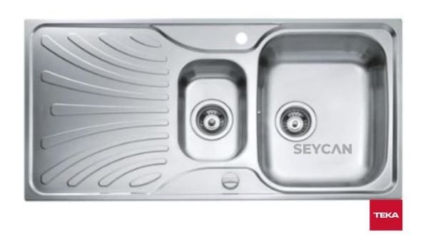 Teka Nerıssa 60 1¹/2B 1D Sol Damlalıklı Parlak Yüzey Çelik Evye