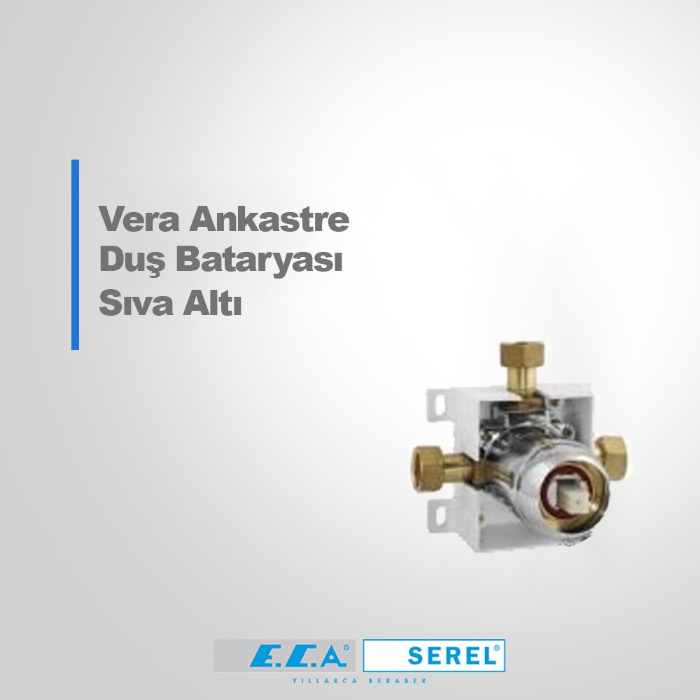 ECA Vera Concealed Shower Mixer Recessed 2102 126 489