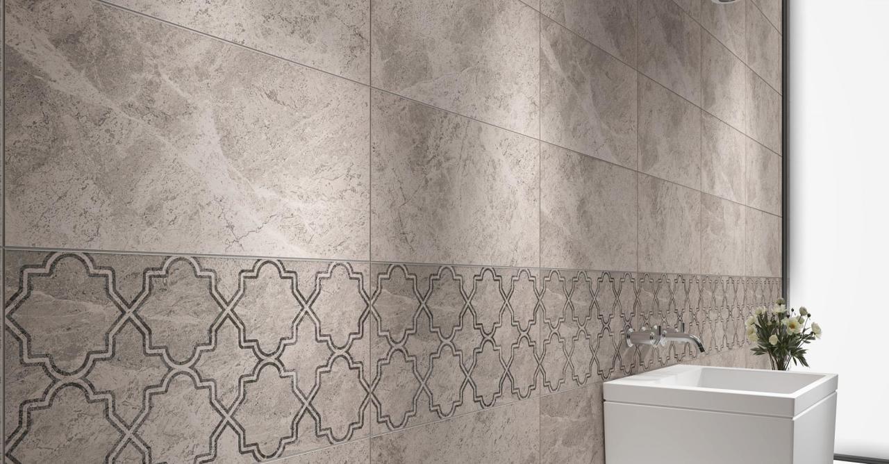 Kütahya Seramik 30x60 Rubi Gri Dekor