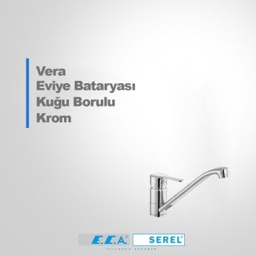 Vera Eviye Bataryası Kuğu Borulu Krom