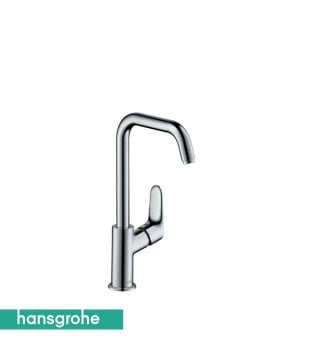 Hansgrohe Focus Tek Kollu Lavabo Bataryası, Döner Gaga İle 31609000