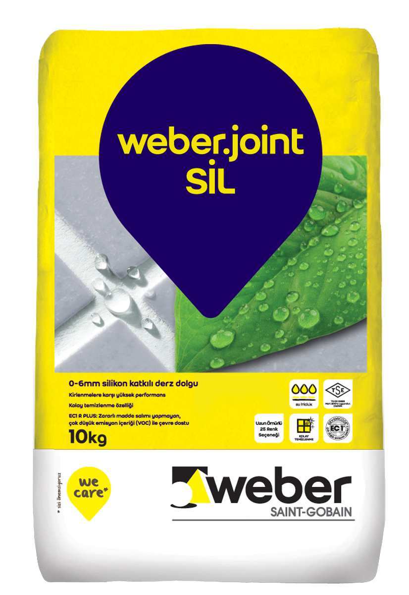 Weber Joint Sil Silikonlu Fuga Fildişi 10 KG