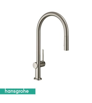 Hansgrohe Talis M54 Spralli Eviye Bataryası Paslanmaz Çelik 72800800