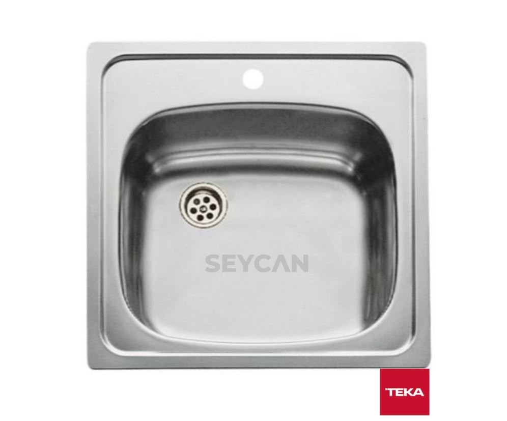 Teka E50 1B/465.465 1B Parlak Yüzey Çelik Evye