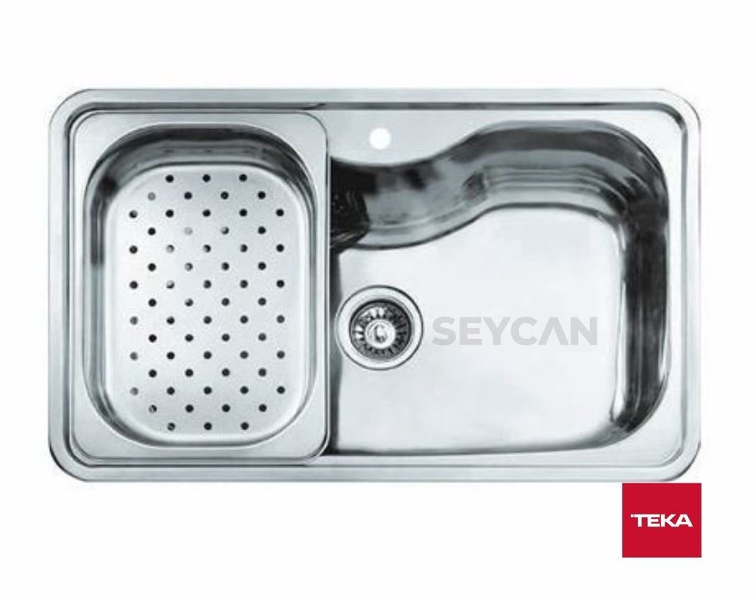 Teka Bahıa Parlak Yüzey Çelik Evye