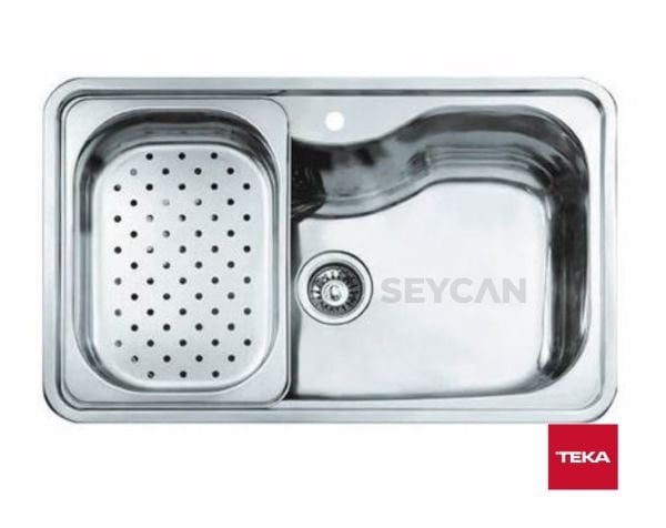 Teka Bahıa Parlak Yüzey Çelik Evye